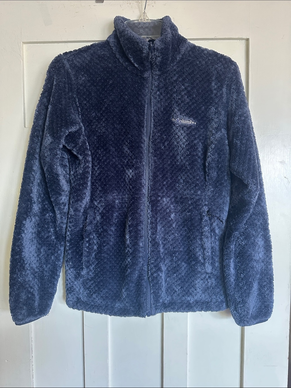 Columbia Black Plush Sherpa Jacket - Size XS
